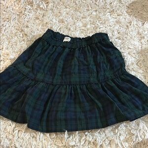 Crewcuts Green and Blue Mini Bubble Skirt